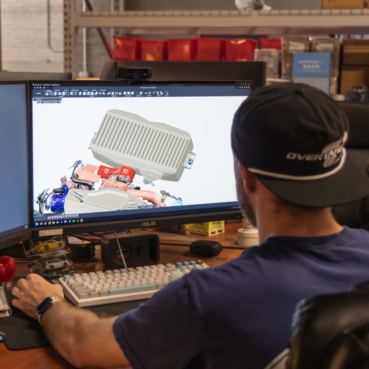 OVERTAKE [02-07 WRX, 04-21 STI, 04-08 FXT] Top Mount Intercooler - JDMuscleIntercoolersA10382SLVSilver