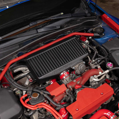 OVERTAKE [02-07 WRX, 04-21 STI, 04-08 FXT] Top Mount Intercooler - JDMuscleIntercoolersA10382SLVSilver
