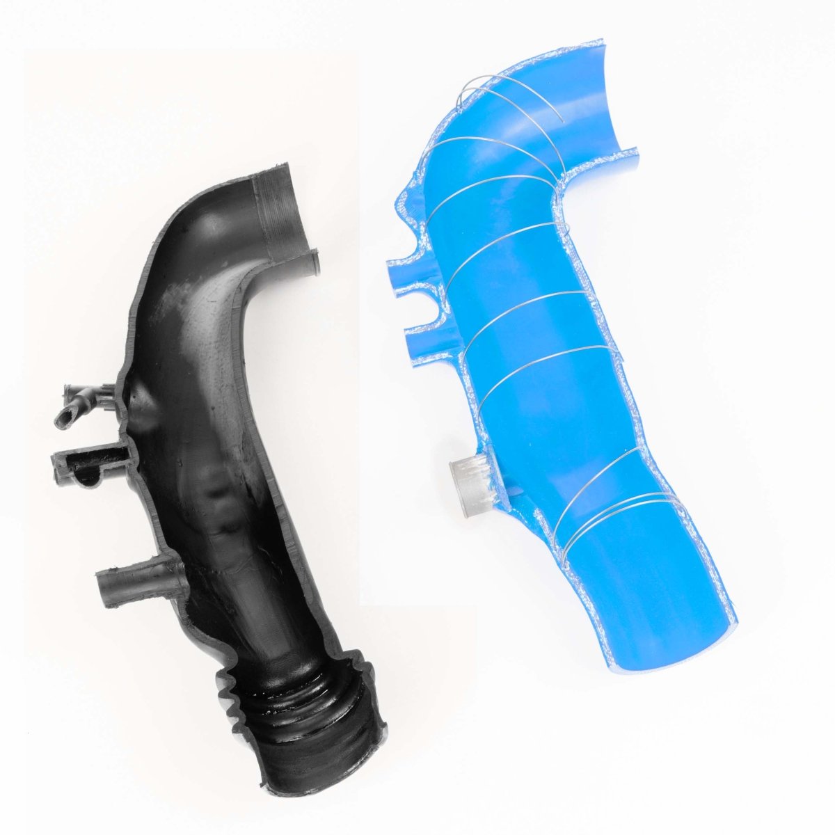 OVERTAKE [08-14 WRX, 05-09 LGT/OBXT, 09-13 FXT] Silicone Turbo Inlet Hose - JDMuscleTurbo Inlet Hoses and PipesA10221BLUOVERTAKE Blue