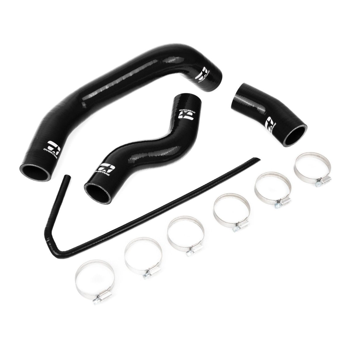 OVERTAKE [13-26 FRS/BRZ/GR86] Radiator Hose Kit - JDMuscleRadiator HosesA10295BLKBlack