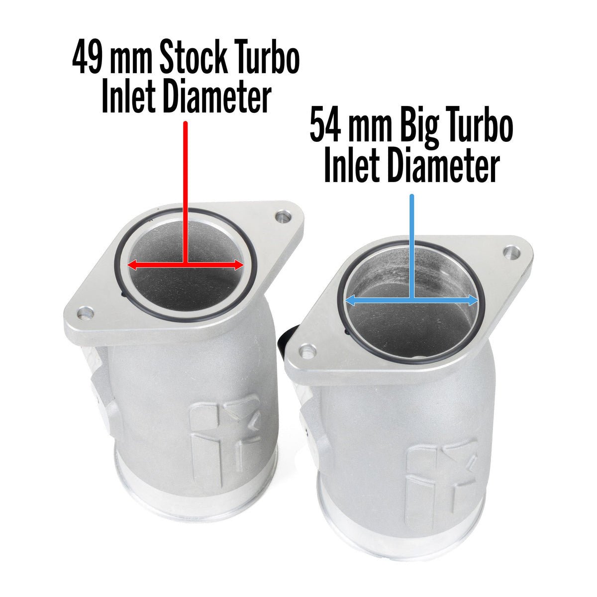 OVERTAKE [15 - 21 WRX, 14 - 18 FXT] Aluminum BIG TURBO Inlet - JDMuscleTurbo Inlet Hoses and PipesA10243BT