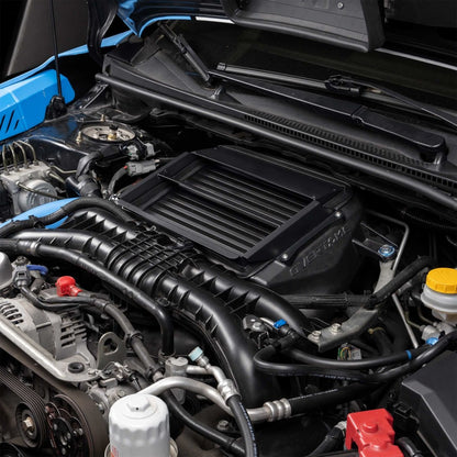 OVERTAKE [15-21 WRX, 14-18 FXT] Top Mount Intercooler - JDMuscleIntercoolersA10384BLKBlack