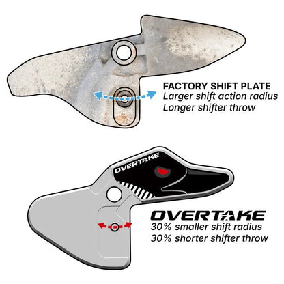 OVERTAKE [15 - 26 WRX, 18 - 23 Crosstrek] Short Shift Transmission Plate - JDMuscleShifter AccessoriesovtovtA10553