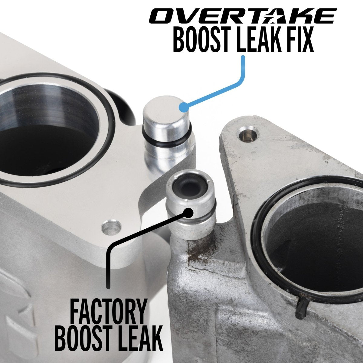 OVERTAKE [22 - 26 WRX] Aluminum BIG TURBO Inlet - JDMuscleTurbo Inlet Hoses and PipesA10691BT