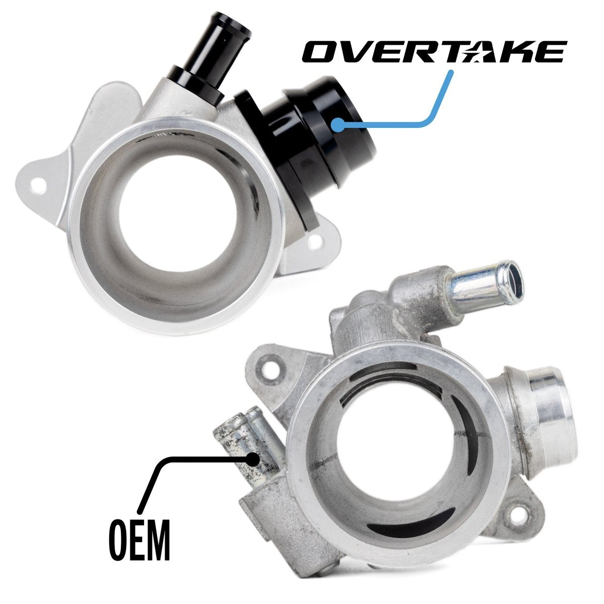 OVERTAKE [22 - 26 WRX] Aluminum BIG TURBO Inlet - JDMuscleTurbo Inlet Hoses and PipesA10691BT