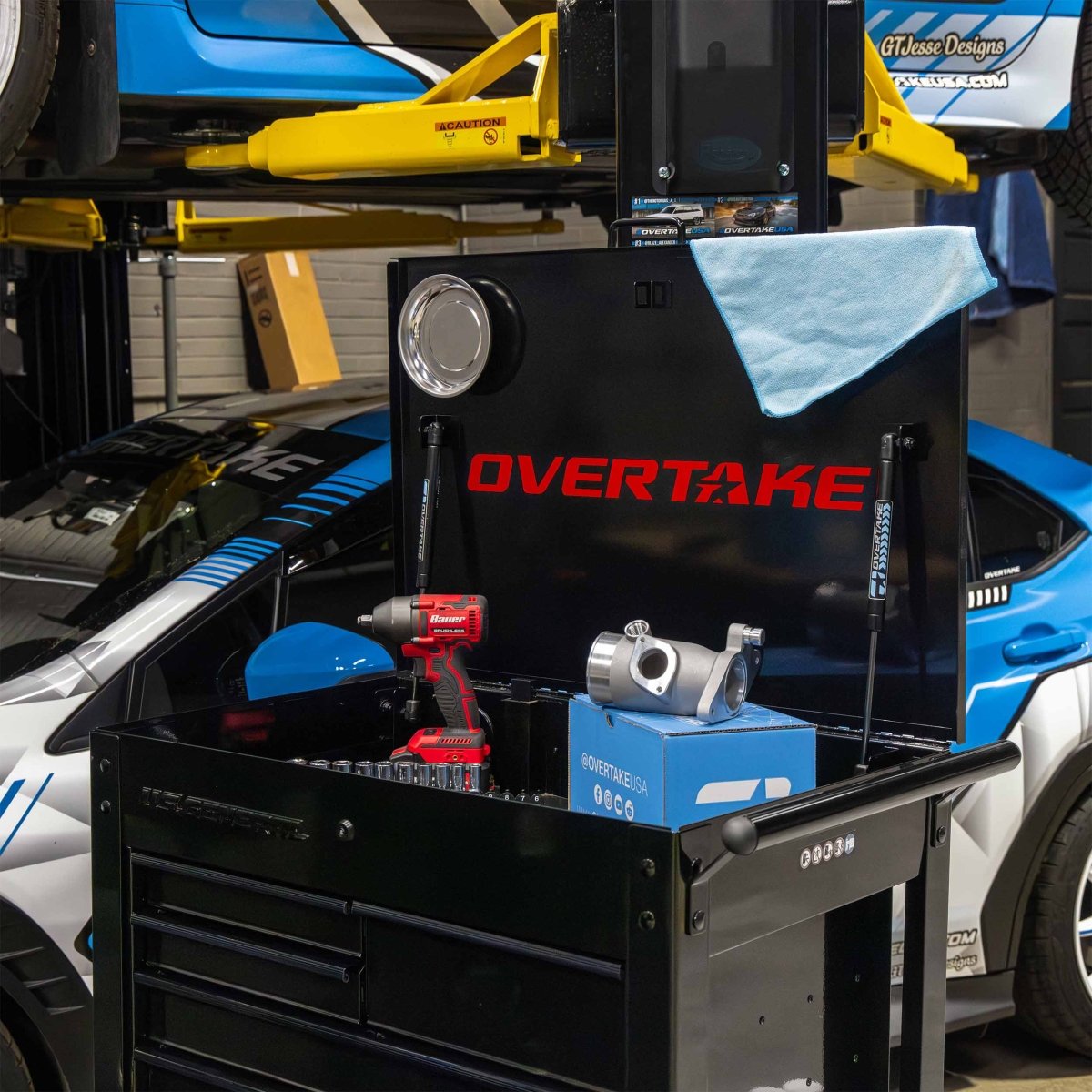 OVERTAKE 22" Sticker - JDMuscleApparel & SwagA10491RED22in Red