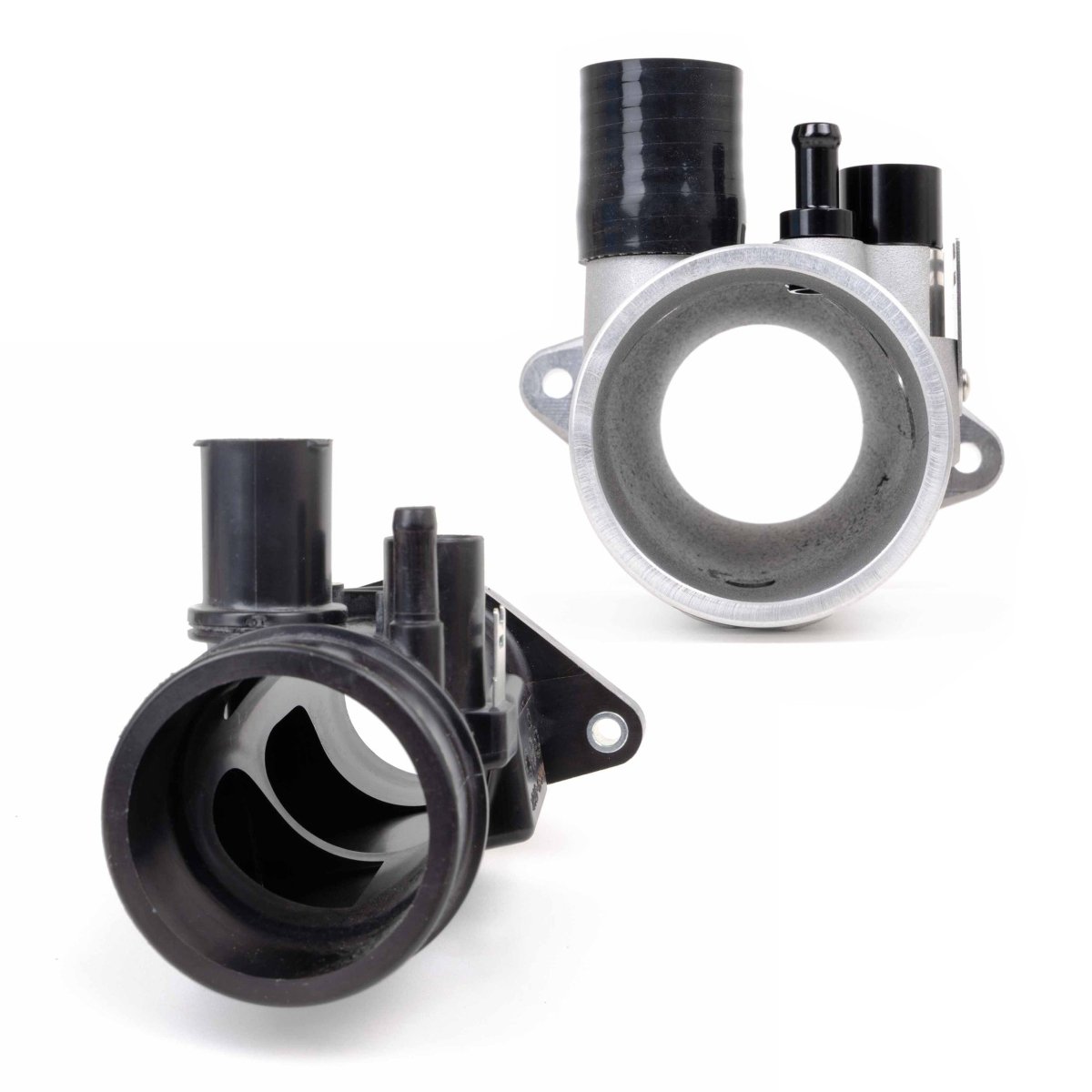OVERTAKE Aluminum Turbo Inlet - Subaru 2015 - 2021 WRX, 2014 - 2018 Forester XT - JDMuscleAir InductionA10243