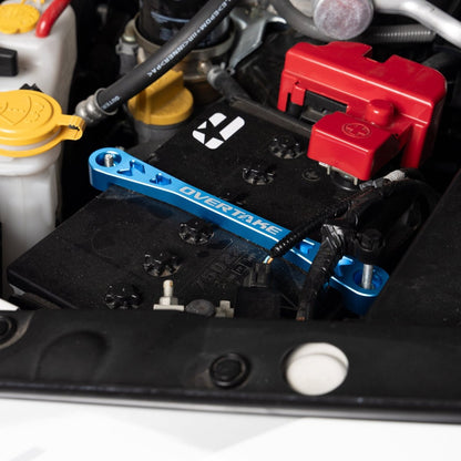 OVERTAKE Battery Tie Down - Subaru Models - JDMuscleEngine Dress UpA10267REDRed