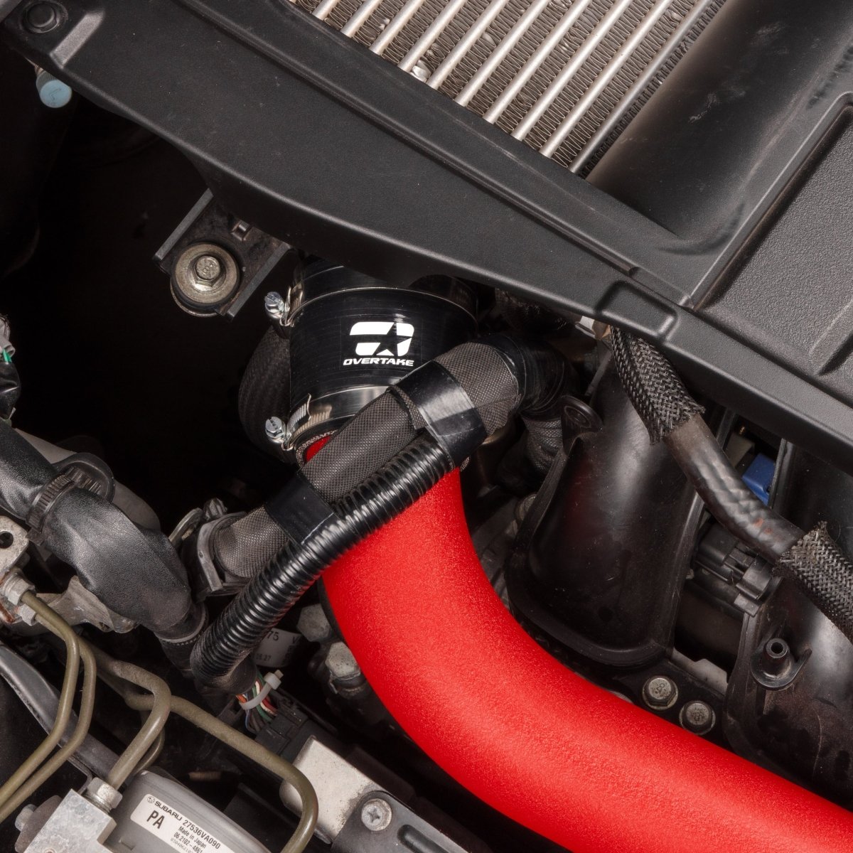 OVERTAKE Charge Pipe Kit - Subaru 2015 - 2021 WRX - JDMuscleAir InductionA10423BLKBlack