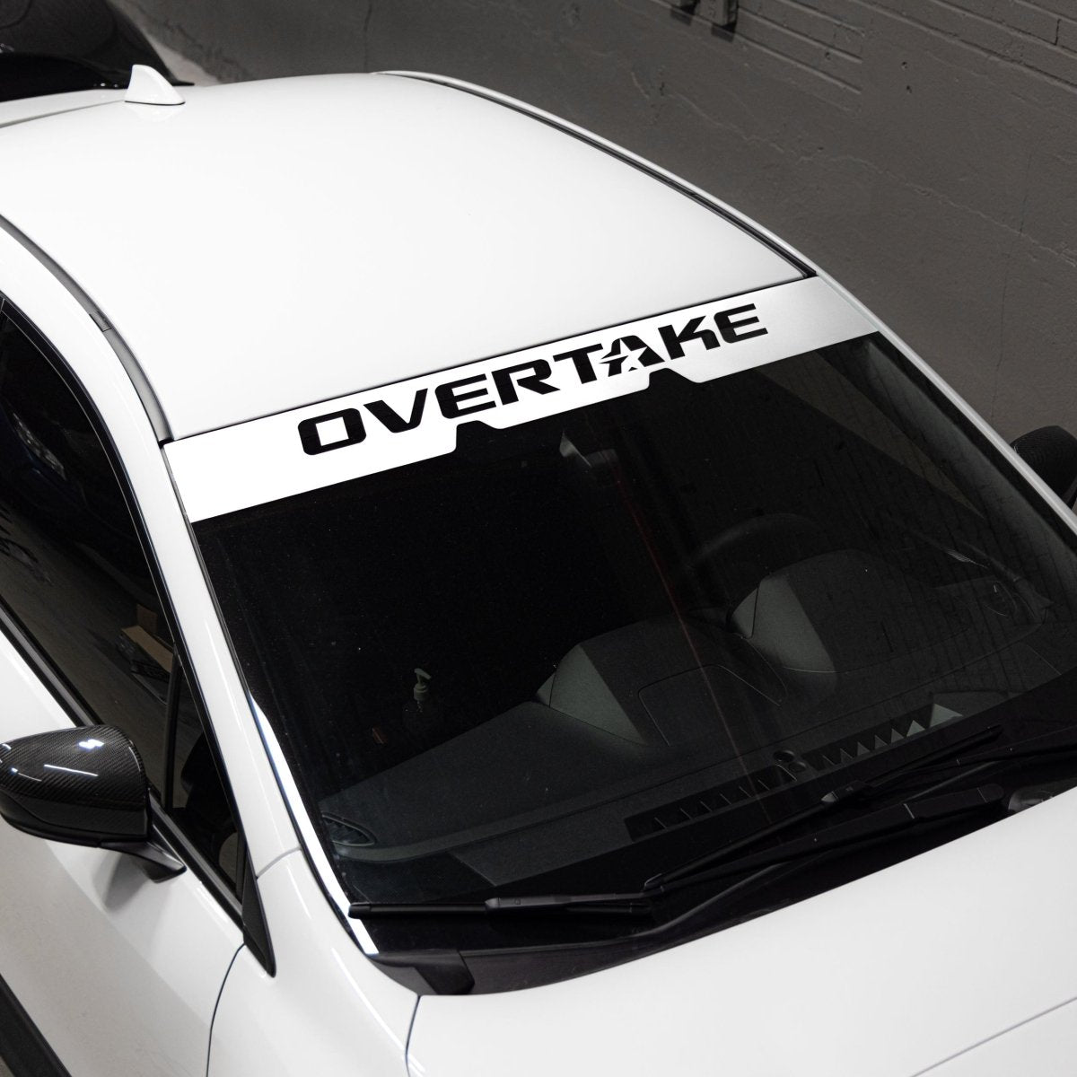 OVERTAKE EyeSight Windshield Banner - Subaru 2022 - 2026 WRX - Ships FREE! - JDMuscleApparel & SwagA10543WHTWhite Banner EyeSight Compatible