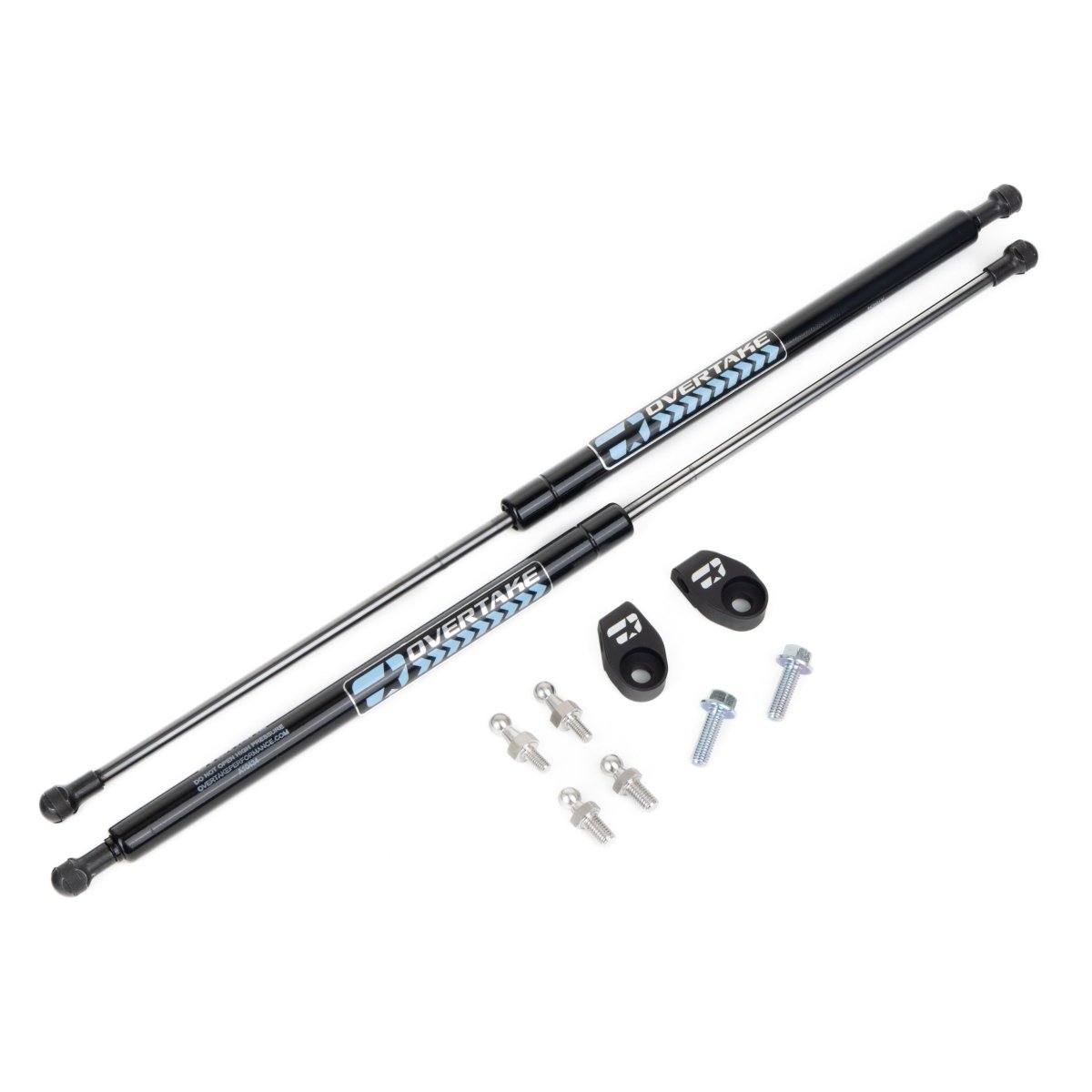 OVERTAKE Hi - Lift Hood Strut Kit - Subaru 2002 - 2007 WRX, 2004 - 2007 STI - JDMuscleAccessoriesA10444