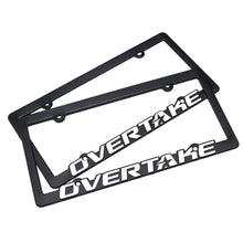 OVERTAKE License Plate Frames - Plastic - JDMuscleExterior & BodyA10278