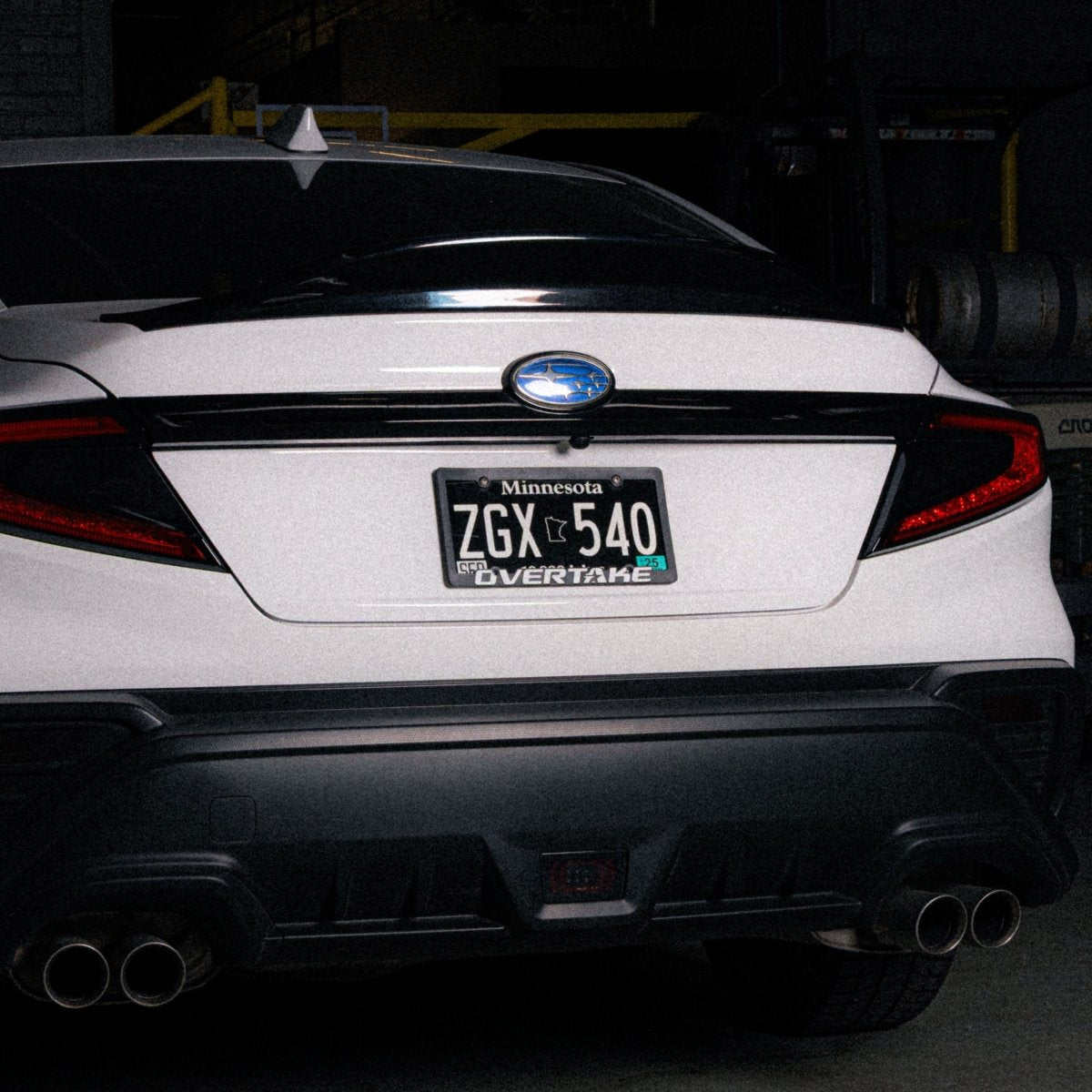 OVERTAKE License Plate Frames - Plastic - JDMuscleExterior & BodyA10278