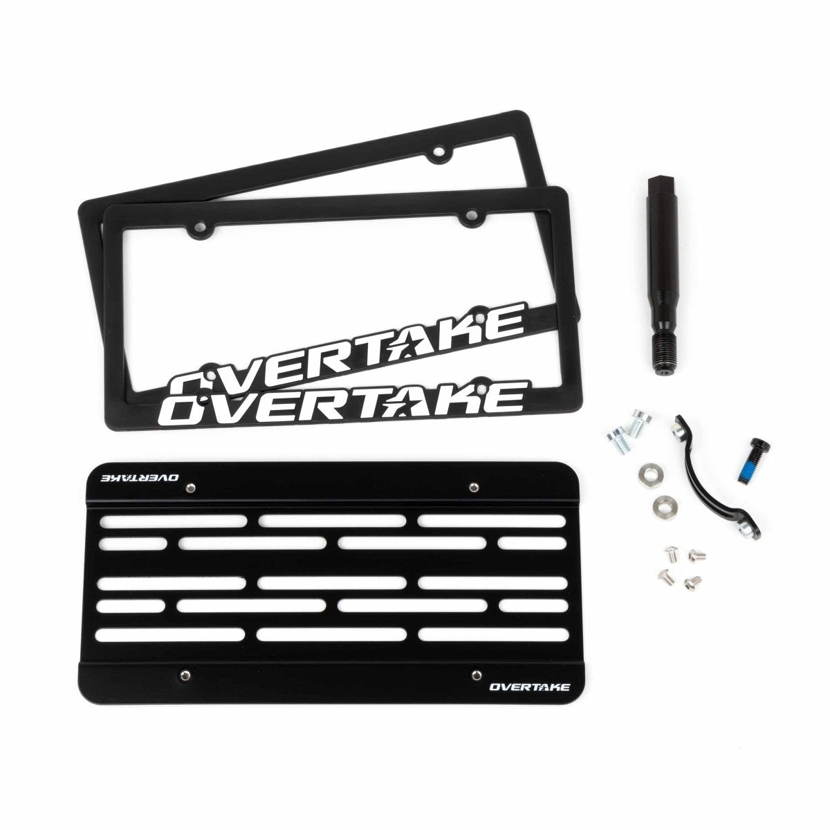 OVERTAKE MaxxAdjust License Plate Relocation Kit - 2018 - 2026 WRX / 2018 - 2021 STI / 2018 - 2025 Crosstrek / 2013 - 2026 BRZ / FRS / 86 / 2017 - 2024 Impreza - JDMuscleExterior & BodyA10124