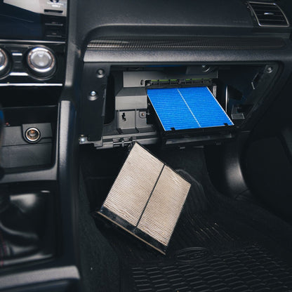 OVERTAKE Micro Carbon Cabin Air Filter - Subaru 2008 - 2021 WRX, 2008 - 2021 STI - JDMuscleInteriorA10272