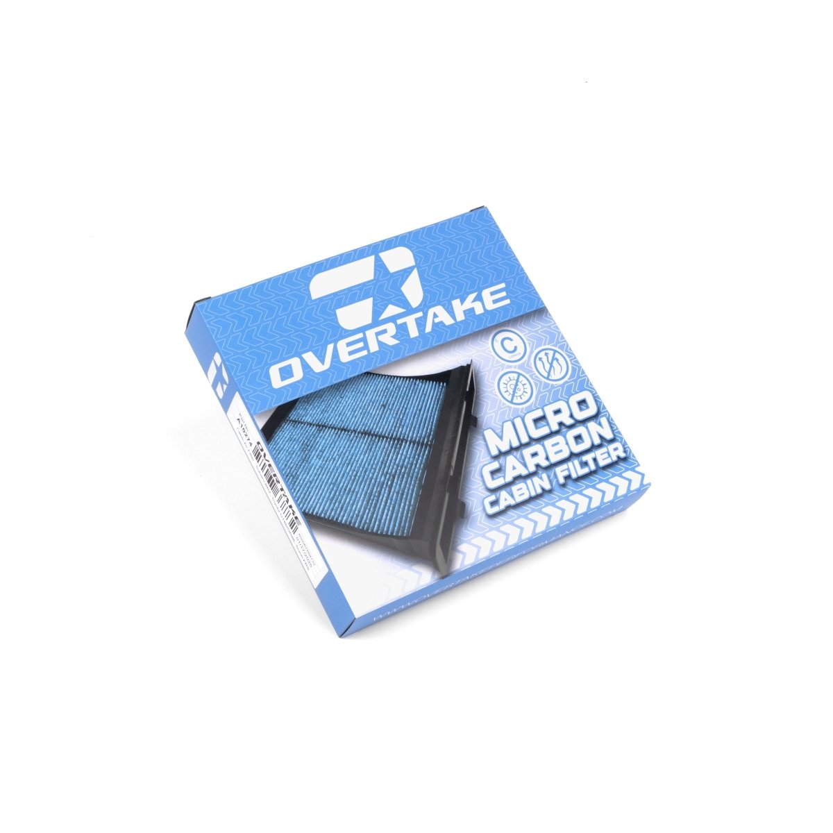 OVERTAKE Micro Carbon Cabin Air Filter - Subaru 2013 - 2026 BRZ / Toyota 2013 - 2026 FRS / 86 - JDMuscleInteriorA10274
