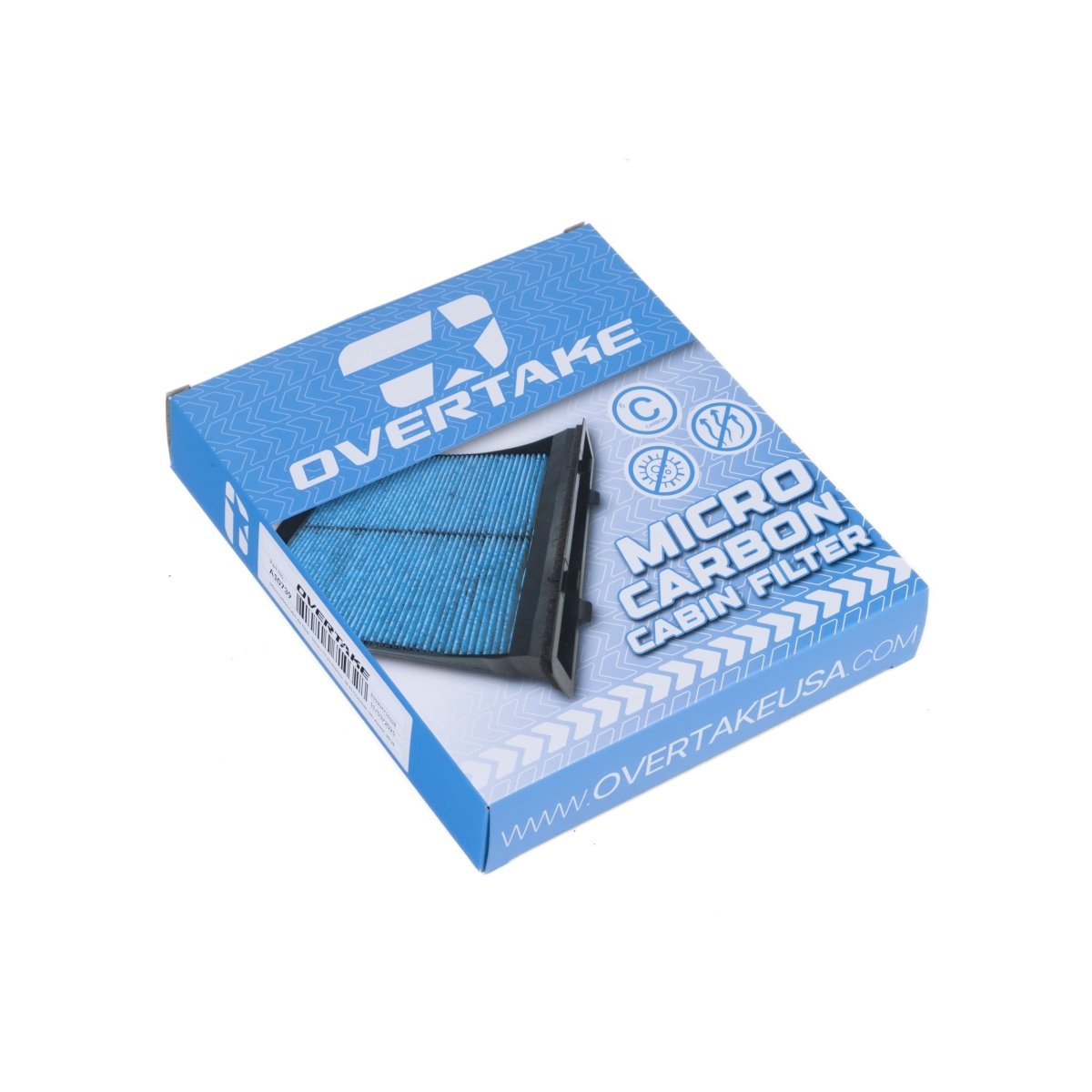 OVERTAKE Micro Carbon Cabin Air Filter - Subaru 2017 - 2023 Impreza, 2018 - 2023 Crosstrek, 2019 - 2026 Ascent, 2020 - 2026 Legacy/OB - JDMuscleInteriorA10739