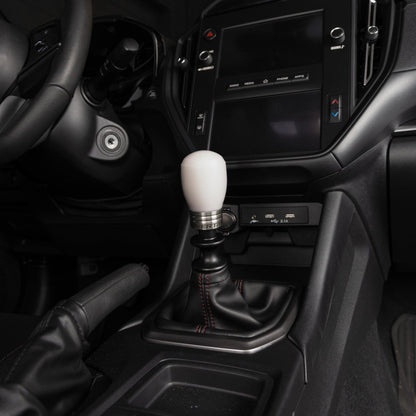 OVERTAKE ModKnob Weighted Delrin Shift Knob - Short - Subaru Manual Transmission - JDMuscleInteriorA10676WHTWhite