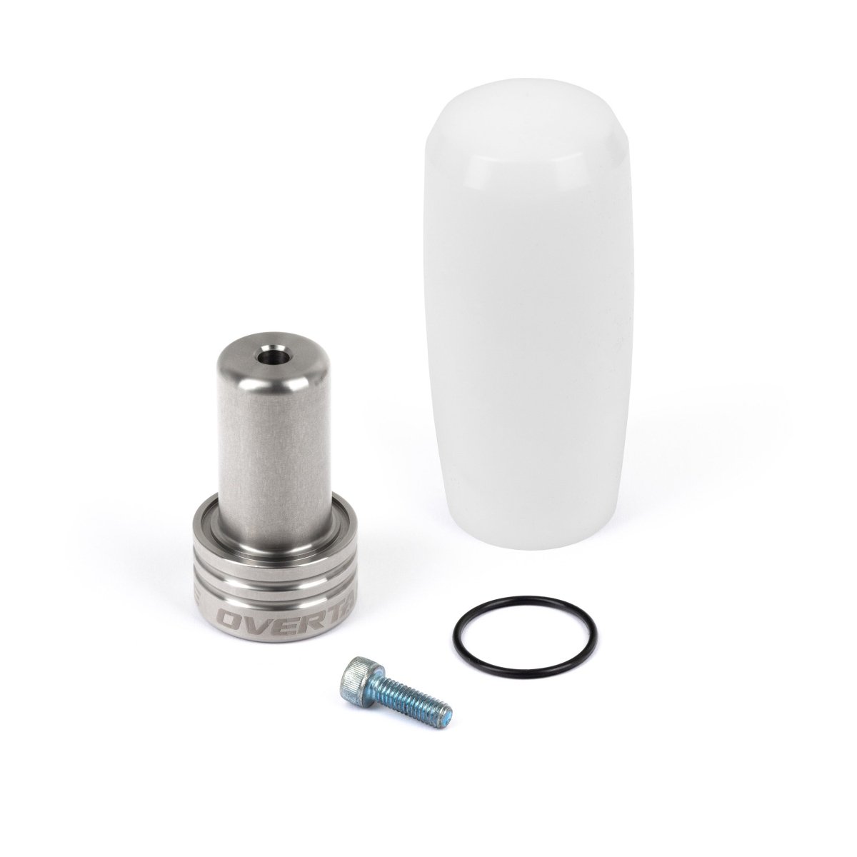 OVERTAKE ModKnob Weighted Delrin Shift Knob - Tall - Subaru Manual Transmission - JDMuscleInteriorA10675WHTWhite
