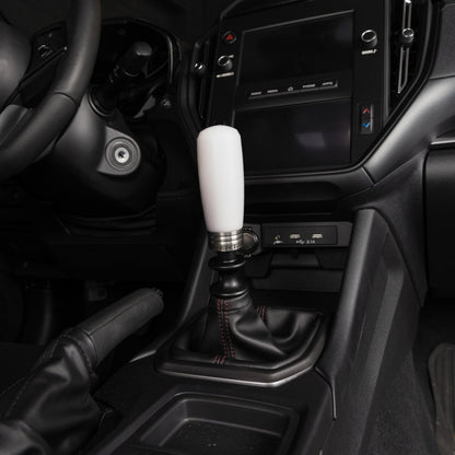 OVERTAKE ModKnob Weighted Delrin Shift Knob - Tall - Subaru Manual Transmission - JDMuscleInteriorA10675WHTWhite