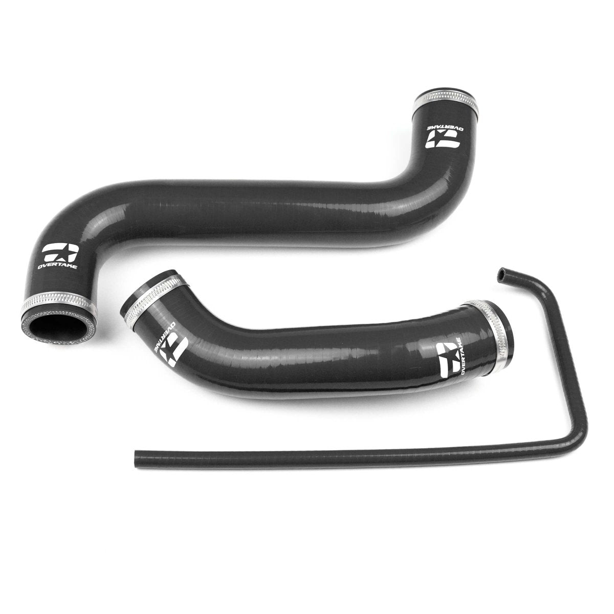 OVERTAKE Radiator Hose Kit - Subaru 2002 - 2007 WRX / Impreza, 2004 - 2007 STI - JDMuscleRadiator HosesA10130BLKBlack