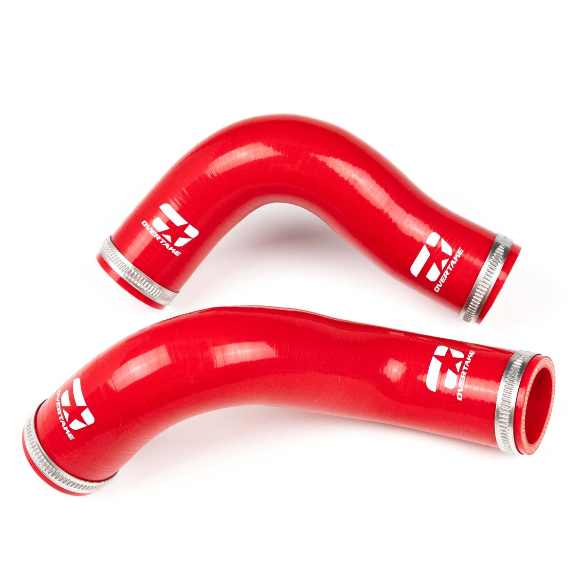 OVERTAKE Radiator Hose Kit - Subaru 2004 - 2008 Forester XT - JDMuscleRadiator HosesA10128REDRed