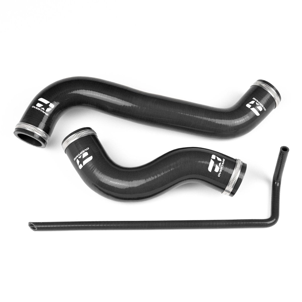 OVERTAKE Radiator Hose Kit - Subaru 2015-2021 WRX, 2014-2018 Forester XT - JDMuscleRadiator HosesA10129BLKBlack