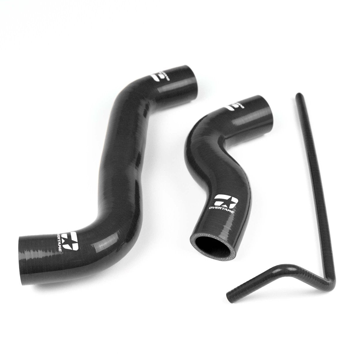 OVERTAKE Radiator Hose Kit - Subaru 2015-2021 WRX, 2014-2018 Forester XT - JDMuscleRadiator HosesA10129BLKBlack