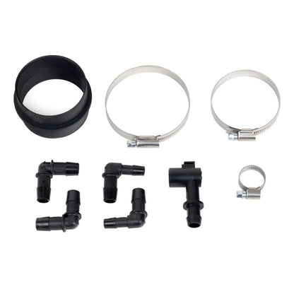 OVERTAKE Silicone Turbo Inlet Hose - Subaru 2004 - 2021 STI, 2002 - 2007 WRX, 2004 - 2008 Forester XT - JDMuscleAir InductionA10222BLKBlack
