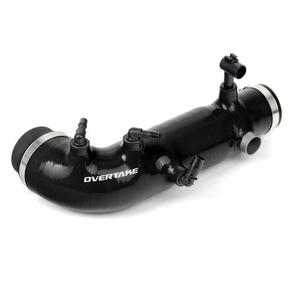 OVERTAKE Silicone Turbo Inlet Hose - Subaru 2004 - 2021 STI, 2002 - 2007 WRX, 2004 - 2008 Forester XT - JDMuscleAir InductionA10222BLKBlack
