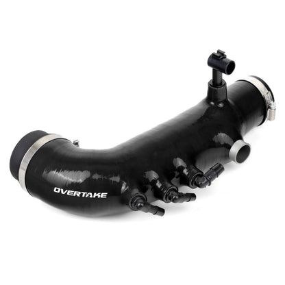 OVERTAKE Silicone Turbo Inlet Hose - Subaru 2008 - 2014 WRX, 2005 - 2009 Legacy GT/ 2005 - 2009 Outback XT, 2009 - 2013 Forester XT - JDMuscleAir InductionA10221BLKBlack