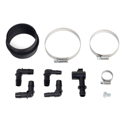 OVERTAKE Silicone Turbo Inlet Hose - Subaru 2008 - 2014 WRX, 2005 - 2009 Legacy GT/ 2005 - 2009 Outback XT, 2009 - 2013 Forester XT - JDMuscleAir InductionA10221BLKBlack