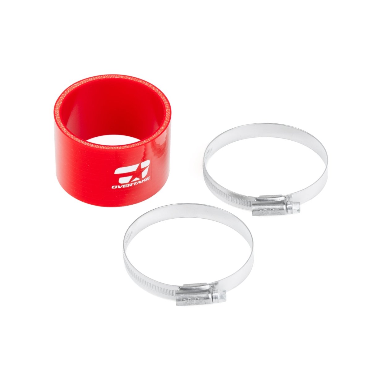 OVERTAKE TMIC Throttle Body Coupler - Subaru 2004 - 2021 STI, 2002 - 2007 WRX, 2004 - 2008 Forester XT w/ STI Style TMIC - JDMuscleCoolingA10859REDRed