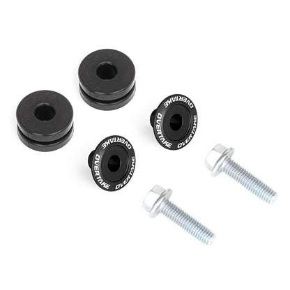 OVERTAKE Top Mount Intercooler Isolator Bushings - JDMuscleAftermarket BushingsA10638BLKBlack