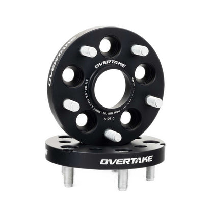 OVERTAKE Wheel Spacer Adapters - Pair - 20mm 5x100 to 5x114.3 - Subaru 2002 - 2014 WRX, 2004 STI, 2013 - 2026 BRZ/GR86, and more - JDMuscleExterior & BodyA10810