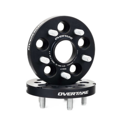 OVERTAKE Wheel Spacers - Pair - 20mm 5x100 - Subaru 2002 - 2014 WRX, 2004 STI, 2013 - 2026 BRZ/GR86, and more - JDMuscleExterior & BodyA10806