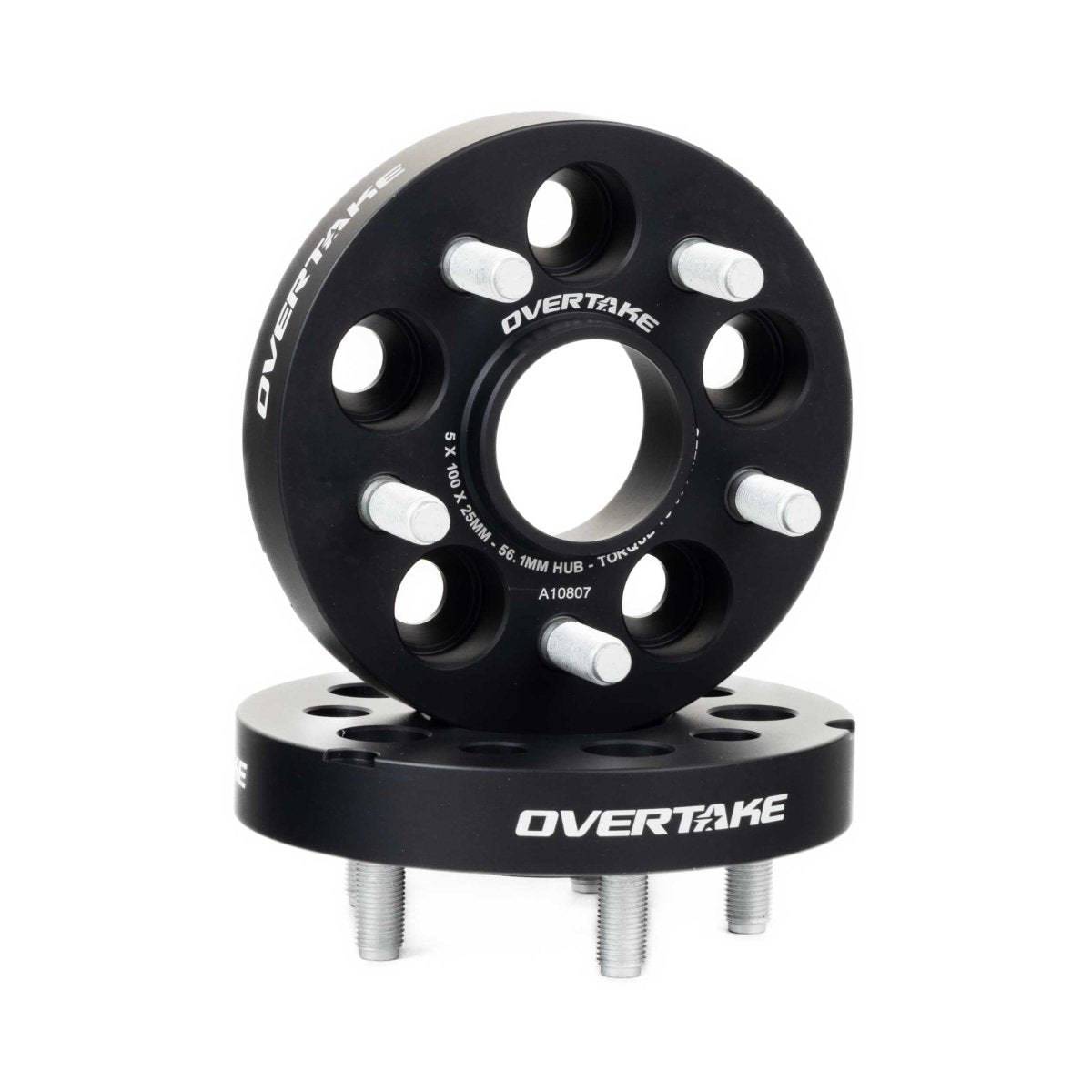 OVERTAKE Wheel Spacers - Pair - 25mm 5x100 - Subaru 2002 - 2014 WRX, 2004 STI, 2013 - 2026 BRZ/GR86, and more - JDMuscleExterior & BodyA10807