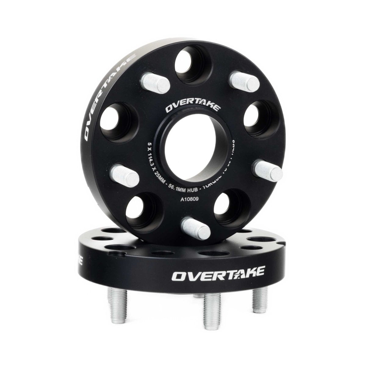 OVERTAKE Wheel Spacers - Pair - 25mm 5x114.3 - Subaru 2015 - 2026 WRX, 2005 - 2021 STI, and more - JDMuscleExterior & BodyA10809