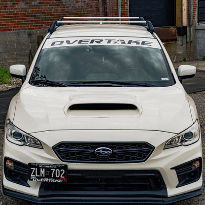 OVERTAKE Windshield Banner - Ships FREE! - JDMuscleApparel & SwagA10394K1XCrystal White Pearl Banner