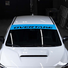 OVERTAKE Windshield Banner - Ships FREE! - JDMuscleApparel & SwagA10394BLUHyper Blue Banner