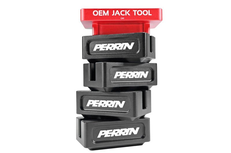 Perrien Performance Jack Pad Set (5pc) - Black [Universal] - JDMuscleTools and AccessoriesperPSP-BDY-040BK