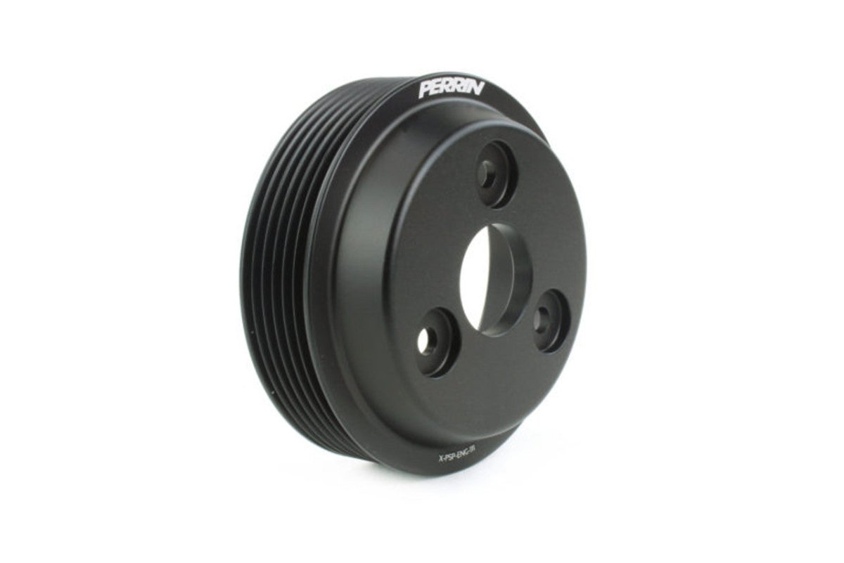 Perrin 2022 BRZ/GR86 Water Pump Pulley - Black | PSP - ENG - 113BK - JDMusclePulleysperPSP-ENG-113BK