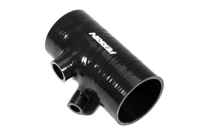 Perrin [22 - 24 WRX, 20 - 25 LGT/OBXT] Black 3in Turbo Inlet Hose w/ Nozzle - Short - JDMuscleTurbo Inlet Hoses and PipesperPSP-INT-426BK