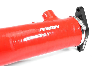Perrin [22 - 26 WRX] Long Type Turbo Inlet Hose - Red - JDMuscleTurbo Inlet Hoses and PipesperPSP-INT-427RD