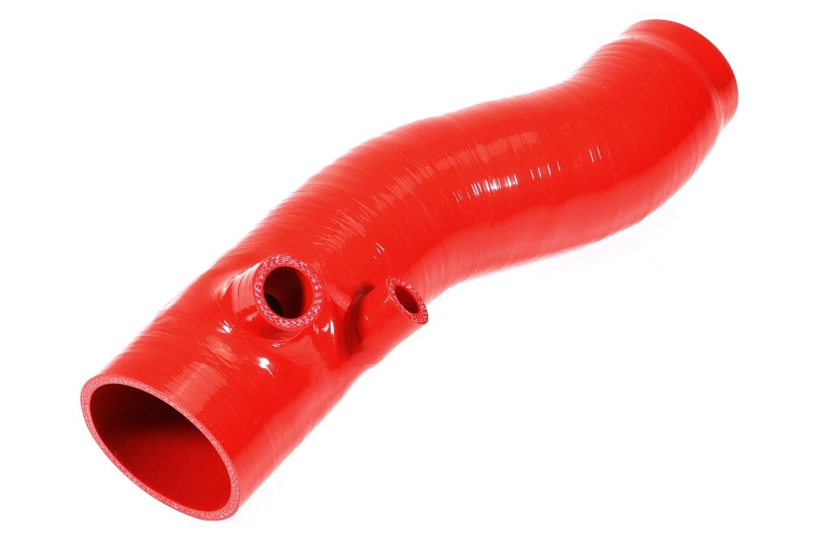 Perrin [22 - 26 WRX] Long Type Turbo Inlet Hose - Red - JDMuscleTurbo Inlet Hoses and PipesperPSP-INT-427RD