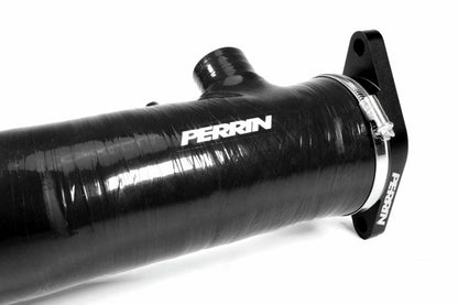 Perrin [22 - 26 WRX] Red/Black 3in Turbo Inlet Hose w/ Nozzle - Longer Version - JDMuscleTurbo Inlet Hoses and PipesperPSP-INT-425BKBlack