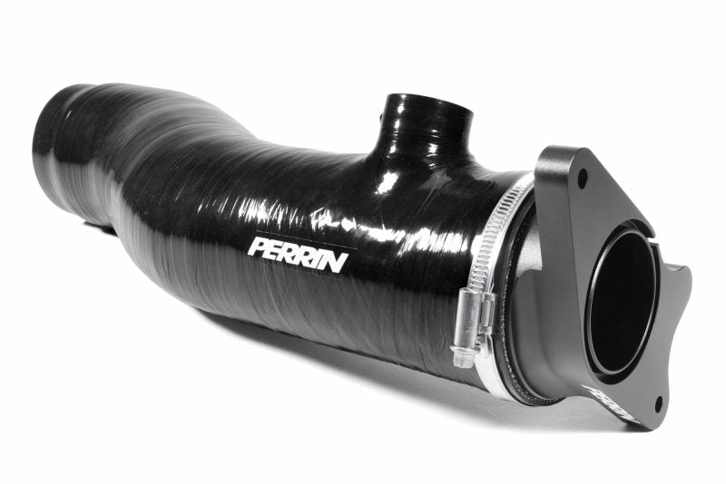 Perrin [22 - 26 WRX] Red/Black 3in Turbo Inlet Hose w/ Nozzle - Longer Version - JDMuscleTurbo Inlet Hoses and PipesperPSP-INT-425BKBlack