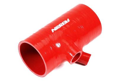 Perrin [22 - 26 WRX] Short Type Turbo Inlet Hose - Red - JDMuscleTurbo Inlet Hoses and PipesperPSP-INT-428RD
