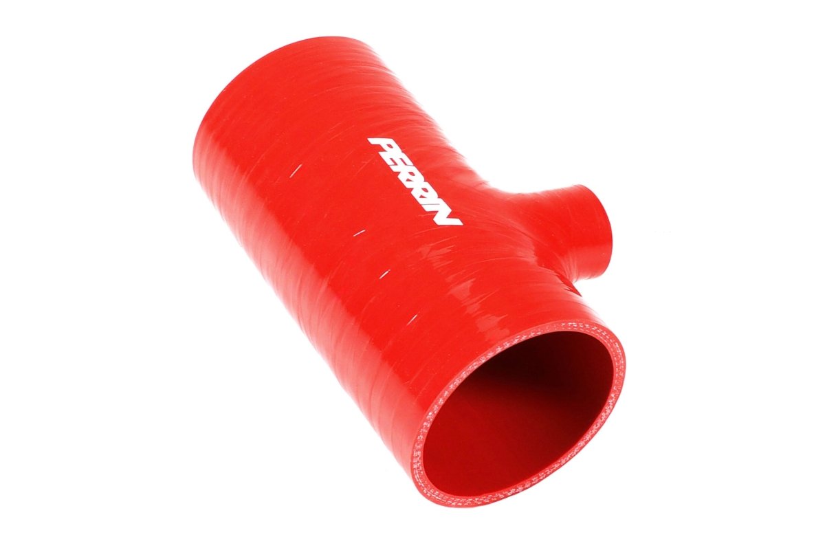 Perrin [22 - 26 WRX] Short Type Turbo Inlet Hose - Red - JDMuscleTurbo Inlet Hoses and PipesperPSP-INT-428RD