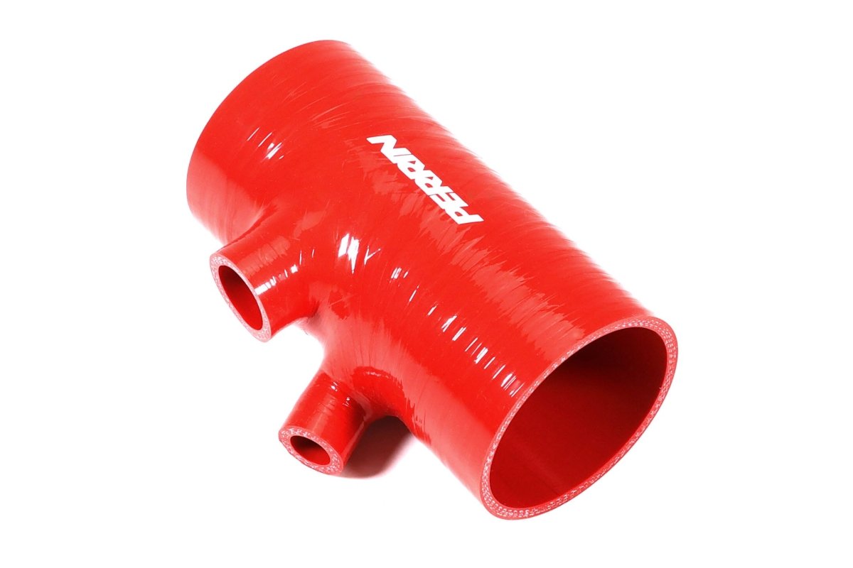Perrin [22 - 26 WRX] Short Type Turbo Inlet Hose - Red - JDMuscleTurbo Inlet Hoses and PipesperPSP-INT-428RD